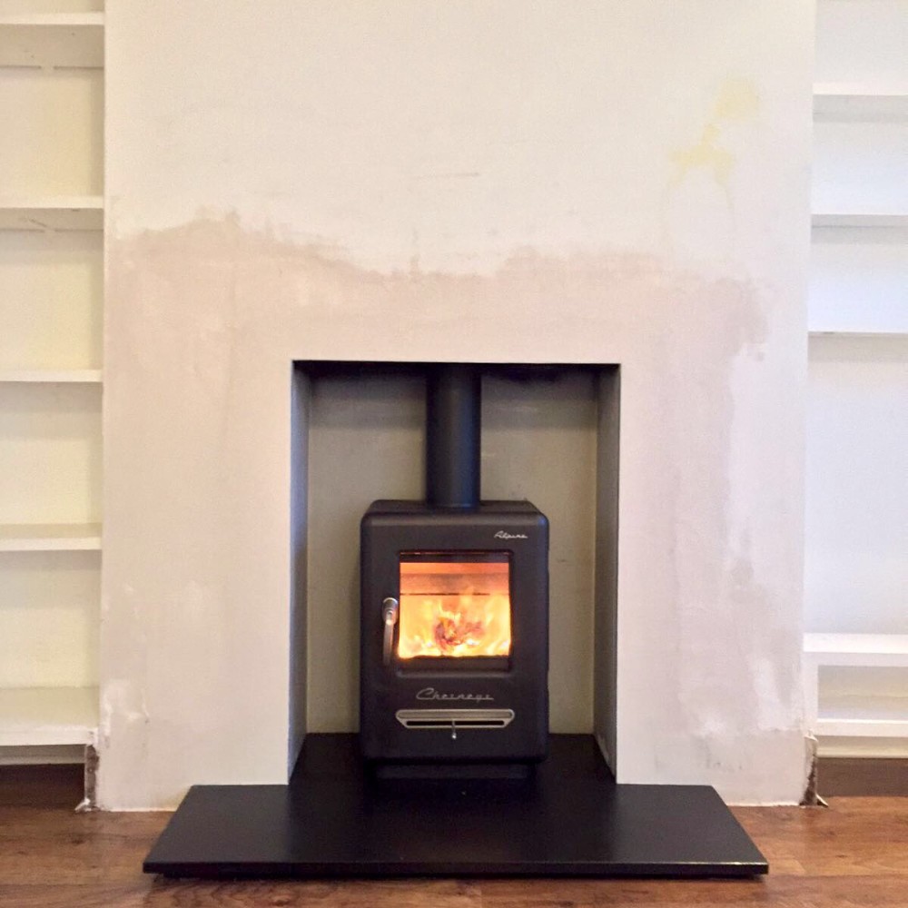 Project 81 ; Wood burning stove Installation Bromley after Install