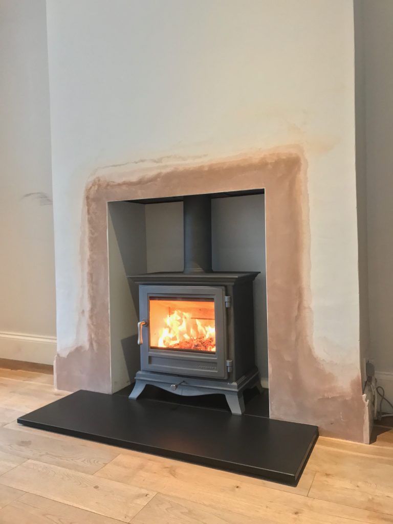 Project 90 ; Wood burning stove Installation Bromley After Install